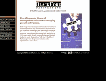 Tablet Screenshot of blackfordpartners.com